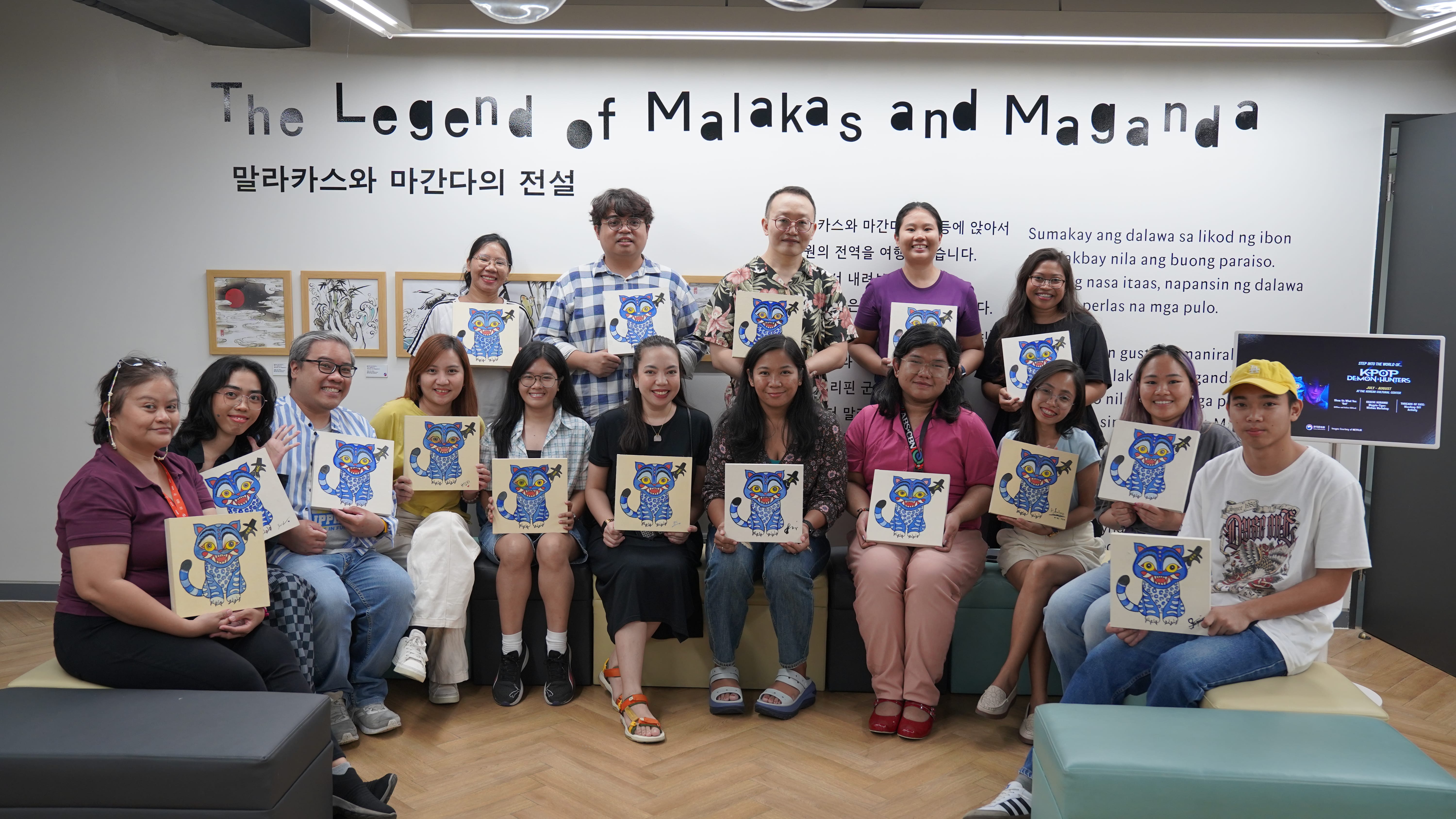 민화 워크숍 단체사진