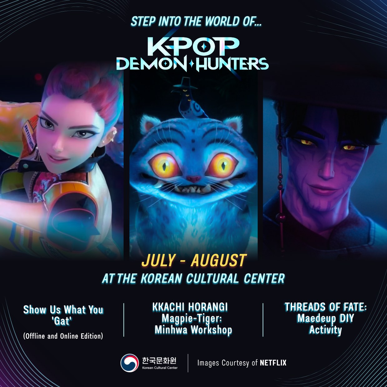 Step into the World of KPop Demon Hunters Poster