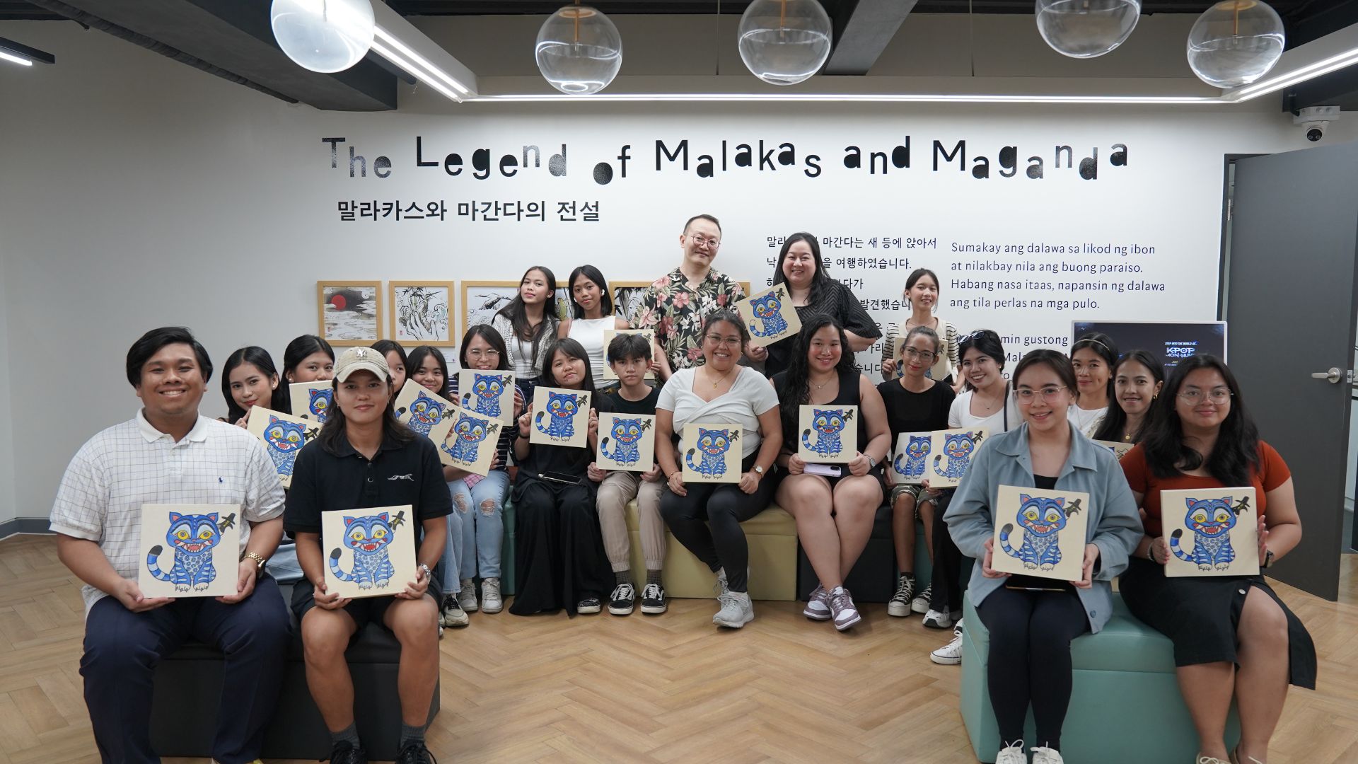 Group photo after the Minhwa workshop