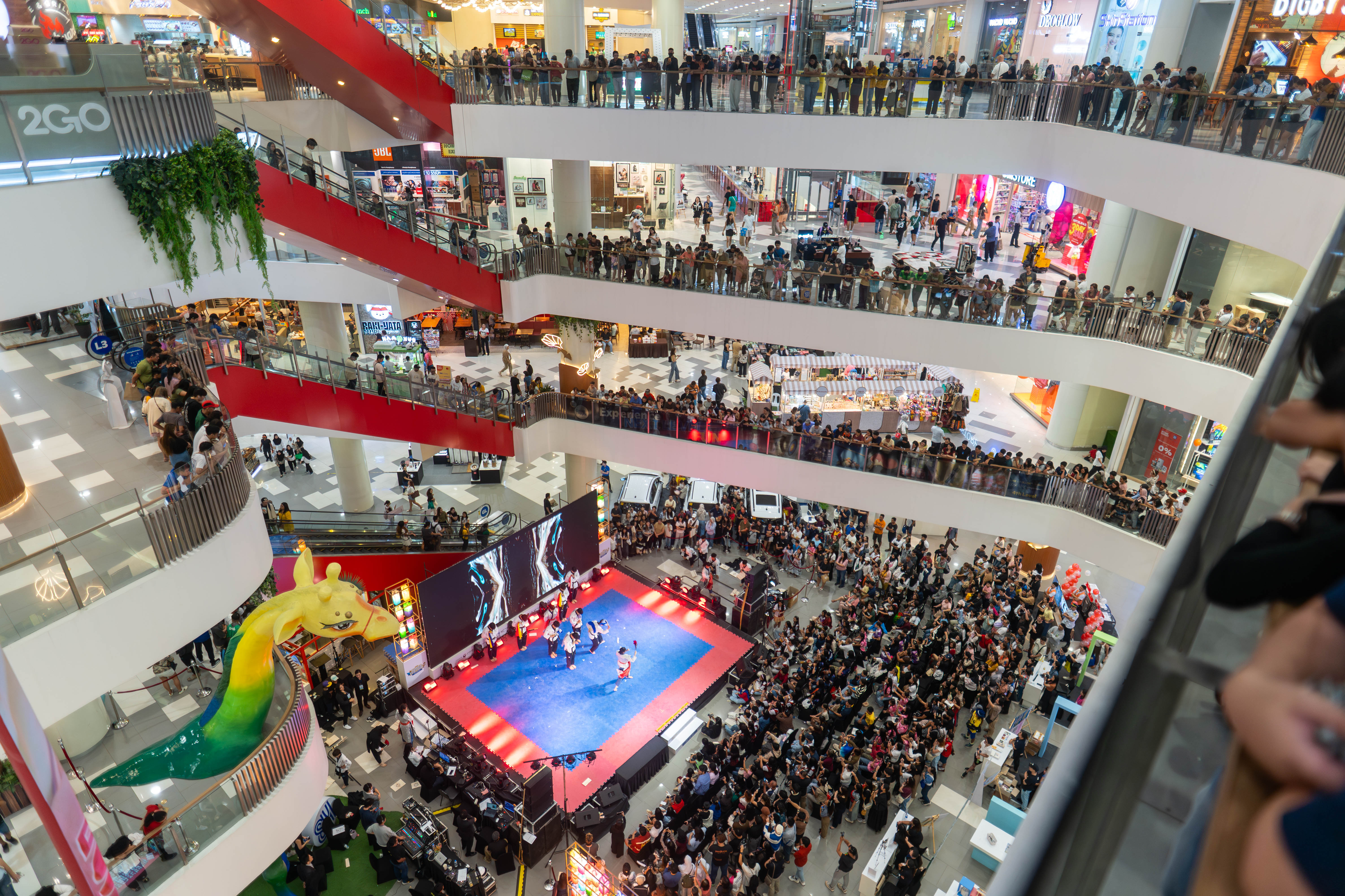 2025 Korea Festival visitors watching a demonstration from the KTA