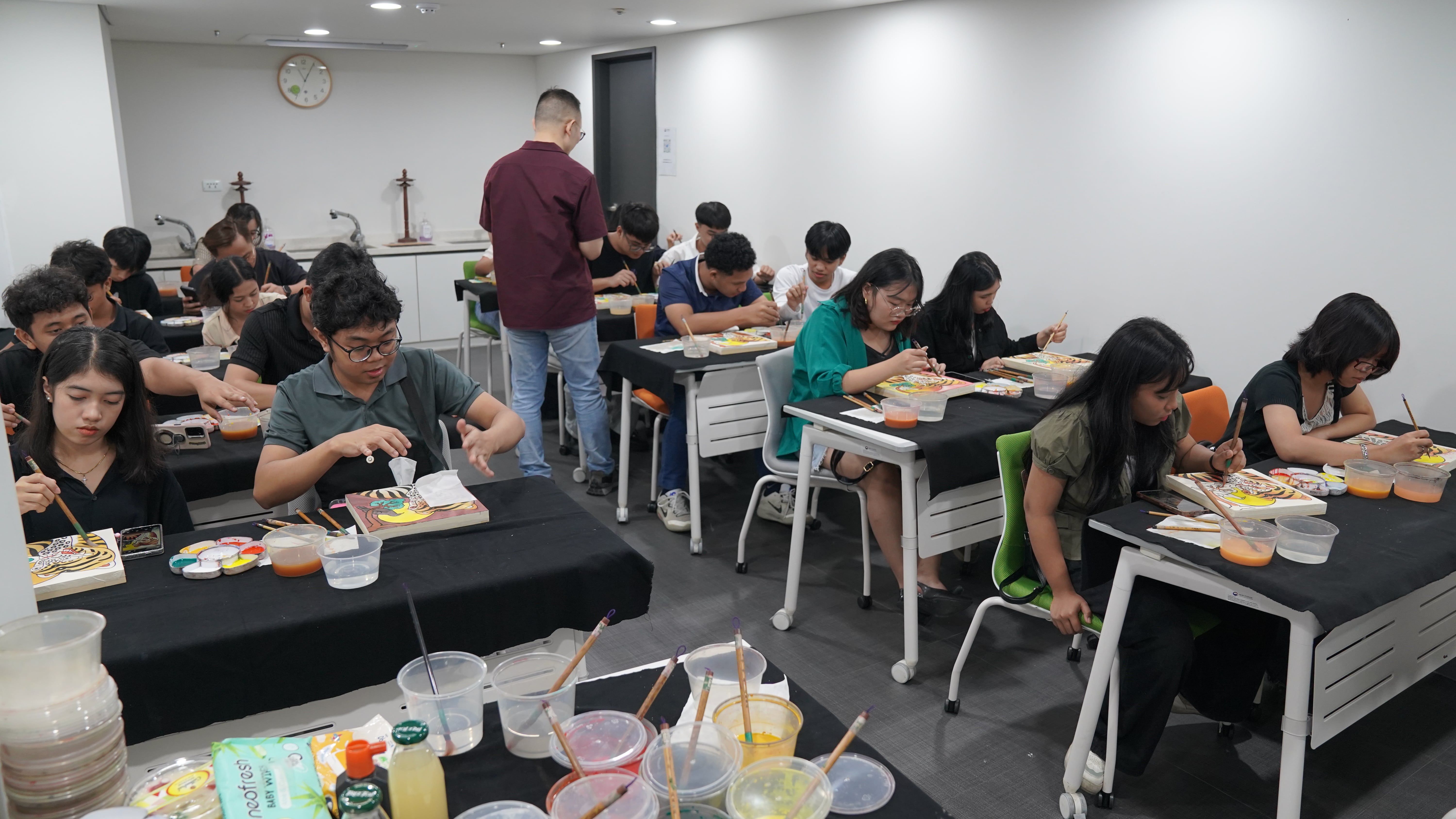 까치호랑이 민화 워크숍 1