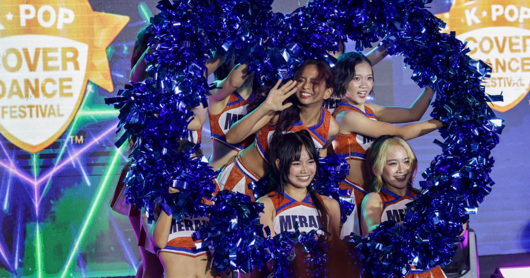Photo 2. MERAKI celebrates their victory as grand champion of the K-Pop Cover Dance Festival Philippines Finals, earning the opportunity to represent the Philippines at the KCDF World Championship in Seoul, Korea.