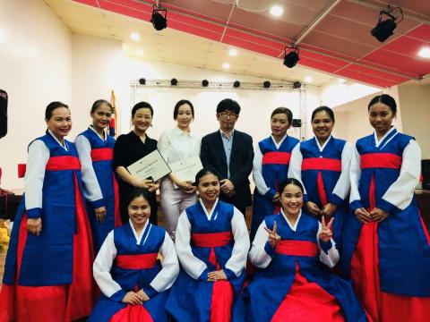 Workshop for Traditional Korean Sword Dance held at UP, Ateneo, KCC