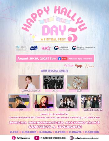 KCC, together with PKCI, bring Happy Hallyu Day 5: A Virtual Fest